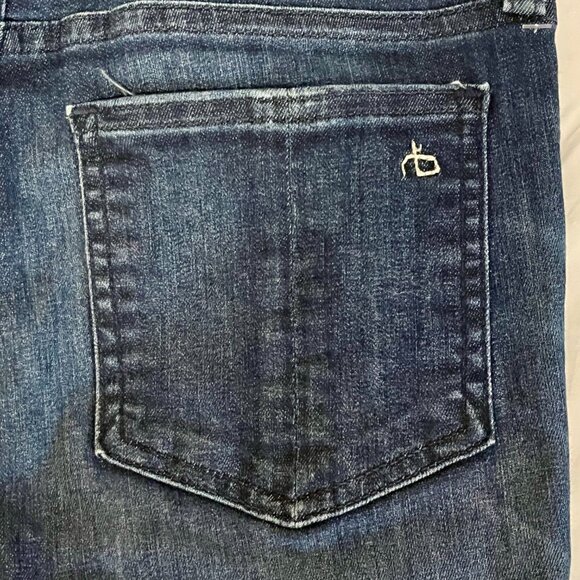 Rag‎ & Bone Jeans Women's 26 Blue High Rise Ankle Skinny Denim 26 - Picture 11 of 14